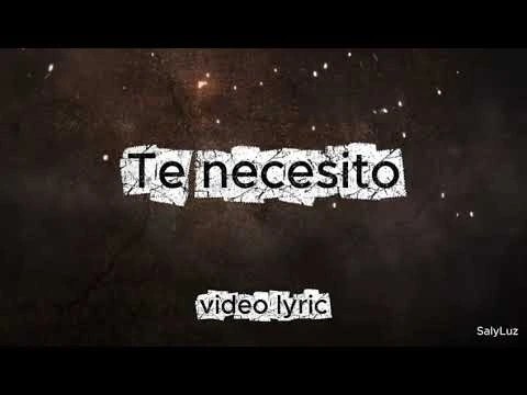 te necesito
